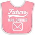 thumbnail image 3 of Inktastic Mail Carrier Future Job Boys or Girls Baby Bib, 3 of 4