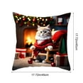 thumbnail image 2 of Christmas Pillow Cover Holiday Decoration Sofa Decoration Linen Pillow Home Sofa Holiday Decoration Pillow Cover, 2 of 5