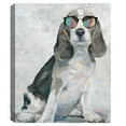 thumbnail image 4 of Masterpiece Art Gallery Shady Pups IV Dogs In Sunglasses By Studio Arts Canvas Art Print 22" x 28", 4 of 4