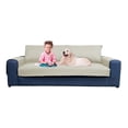 thumbnail image 1 of Cubre sala 3 pzs the shop  doble vista Repelente ideal para mascotas y niños Café Beige, 1 of 10