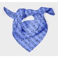 thumbnail image 3 of Bimba Blue Notes Musical Instrument Pure Silk Printed Head Bandanas Summer Neck Wrap Scarf 40 x 80 Inches, 3 of 6