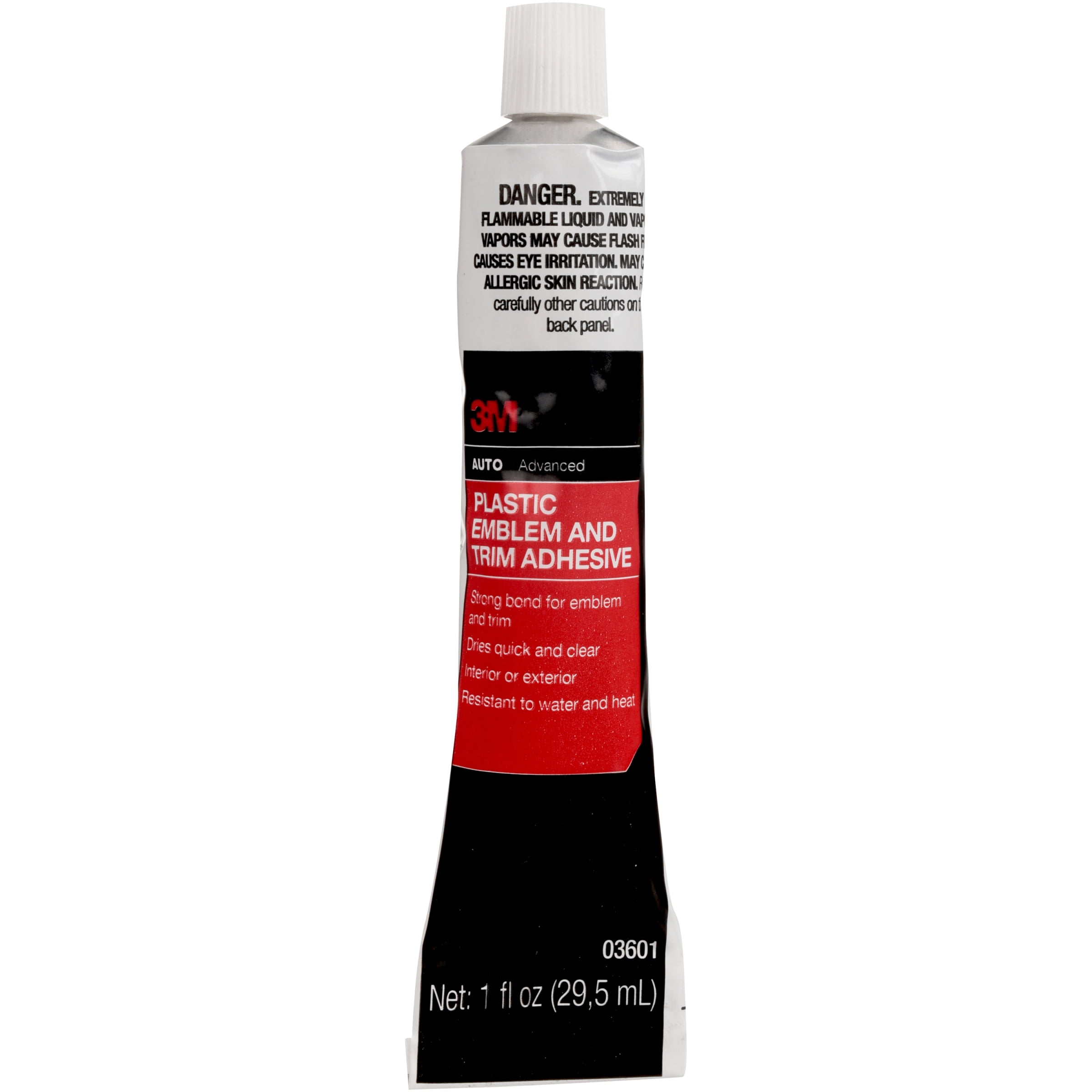 3M Auto Advanced Plastic Emblem and Trim Adhesive 1 fl. oz. Tube by 3M