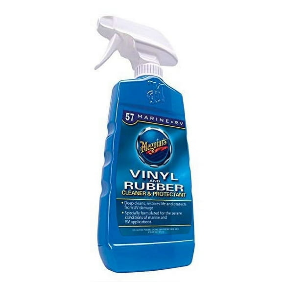 meguiar's m5716sp marine/rv vinyl & rubber cleaner & protectant, 16 oz