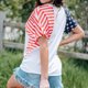 thumbnail image 4 of Camiseta De Verano Camiseta básica para mujer, ajuste holgado, moda, causal, vacaciones, vacaciones (blanco S) Cgtredaw Para estrenar, 4 of 6