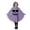 AB158 Purple, variant on Bainana Child Halloween Onesie Cosplay Ghost Robe Outfits Fashion Long Sleeve Hooded Face Print Robe Boys And Girls School Play Clothes