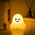 thumbnail image 4 of weibbin Cute Ghost Night Light 7 Color Changing LED Lamp Rechargeable Bedside Nightlight Decor for Bedroom Nursery Gift Silicone PVC, 4 of 6