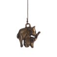 thumbnail image 2 of Yuarrent Elefante campanas de viento colgando suerte cobre viento-campana al aire libre patio interior sala de estar ornamento Jardín y Patio Yuarrent JJ15757-00, 2 of 5