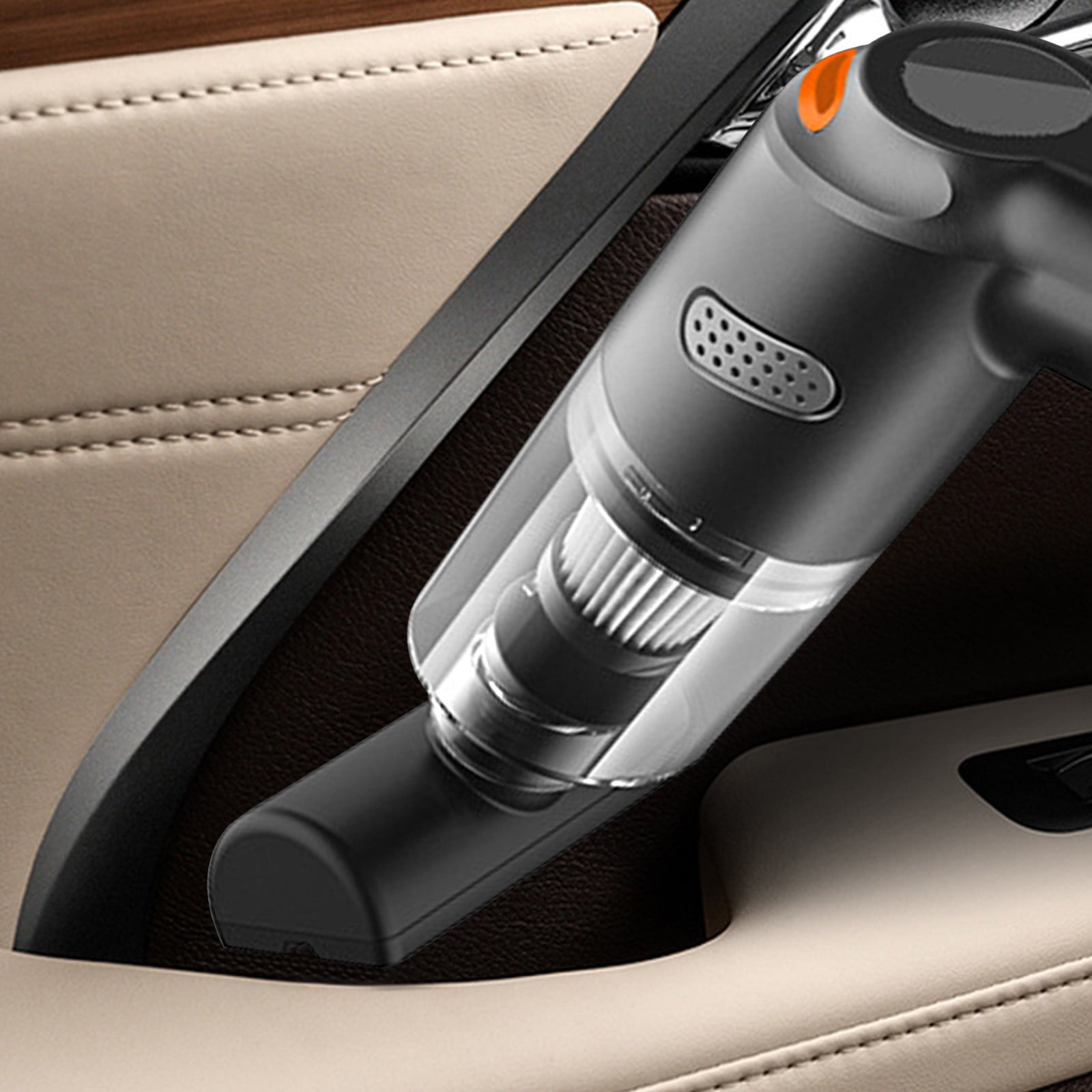 IMossad Car Vacuum with Powerful Suction, Mini Vacuum for Crevices, Keyboard Cleaner, USB Rechargeable