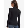 thumbnail image 6 of Women's Slim Fit Mock Turtleneck Pullover Top - Long Sleeve Lightweight Casual Shirt, 6 of 6