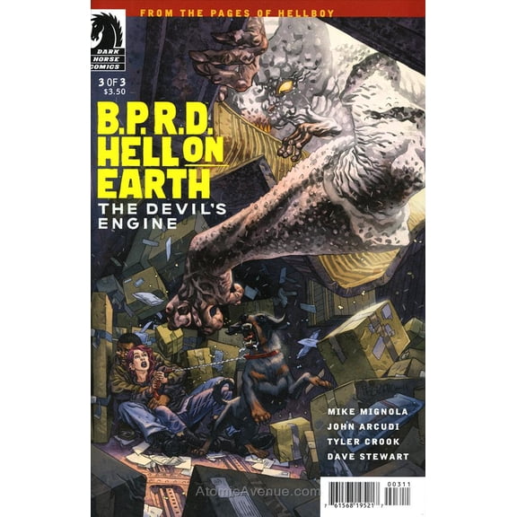 B.P.R.D. Hell On Earth: The Devil's Engine #3 VF ; Dark Horse Comic Book