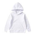 thumbnail image 4 of YOUSNH Boys Sweatshirts Boys Girls and Toddlers' Pullover Hoodie Sweatshirts Sweatshirt White 11-12 Years, 4 of 4