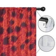 thumbnail image 4 of Blackout Kids Curtains,Red Cheetah Leopard Pattern Childrens Insulated Curtains Set Of 2,Bedroom Essentials,Toddler Room Decor 42"x54", 4 of 5