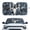 Deer Skull Camo Pattern, variant on XYZCANDO Foldable Sunshade with Vibrant Galaxy Wolf, Car Sunshades for Most Trucks and Vans, Keeps Vehicle Interiors Cool on Hot Summer Days