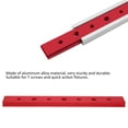 thumbnail image 3 of Aluminum Alloy T Track Miter, 200mm 7.9 Inch T Slot Woodworking T Bar Rail, for Router Tables and Woodworking, 3 of 7