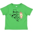 thumbnail image 3 of Inktastic Texas Home is Where the Heart is with Watercolor Floral Girls Toddler T-Shirt, 3 of 5