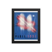 International Exposition Paris, France 1937 (Paris World's Fair). Framed Vintage Travel Poster
