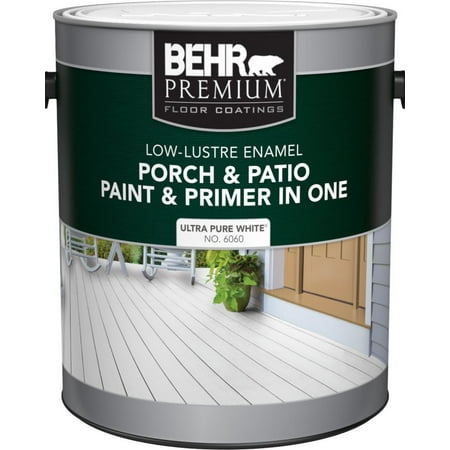 Behr Premium Porch Patio Paint Primer In One Low Re Enamel Ultra Pure White 3 7 L Canada Behr Premium Porch Patio Paint, Behr Patio Paint