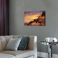thumbnail image 6 of National Park Lighthouse Canvas Wall Art, Bass Harbor Head Lighthouse Sunset Print, Coastal Ocean Landscape Artwork for Living Room Bedroom, Ready to Hang, 6 of 6