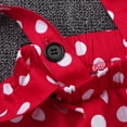 thumbnail image 5 of Alvivi Infant Baby Girls Polka Dots Printed Suspender Skirt with Hair Clips Set, 5 of 7