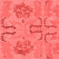 thumbnail image 1 of Ahgly Company Machine Washable Indoor Square Oriental Red Modern Area Rugs, 5' Square, 1 of 4