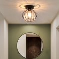 thumbnail image 4 of lionlar Nordic Crystal Ceiling Light Flush Mount Metal Caged for Dining Room A A, 4 of 7