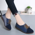 thumbnail image 2 of Vedolay Casual Shoes For Women Summer Shoes for Ladies Breathable Flats Dressy Comfortable Loafers,Blue 5.5, 2 of 5