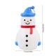 thumbnail image 3 of Decoración navideña colgante de muñeco de nieve con LED | Adorno festivo multicolor de plástico con lazo | 2,95x4,72 pulgadas | Decoración de mesa o chimenea | 1 Pack, 3 of 6