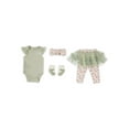 thumbnail image 2 of Chick Pea Baby Girl & Toddler Girl 4 PC Tutu Legging Set, Sizes Newborn-4T, 2 of 2
