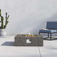 thumbnail image 2 of Miekor Furniture 12" H Concrete Outdoor Fire Pit Table 16465, 2 of 5