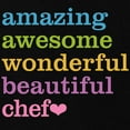 thumbnail image 3 of CafePress - Amazing Chef T Shirt - Dark T-Shirt Kids XS-XL, 3 of 4