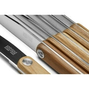 Laguiole Sens 6-Piece Steak Knife Set - Light wood handle