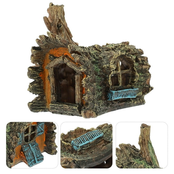 HAKIDZEL fish hiding place fish tank ornament assorted color 1Pcs