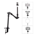 thumbnail image 4 of Andoer Andoer ST-01 Support Universel Réglable avec Capacité de Charge de 3KG, Tête Rotative à 360° et Pince de Bureau pour Ring Lights, Webcams, et Plus, 4 of 7