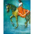 thumbnail image 2 of Hoffman, Kate 26x32 Black Ornate Wood Framed with Double Matting Museum Art Print Titled - July Fourth, 2 of 4