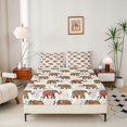 thumbnail image 2 of Erosebridal Elephant Fitted Sheet Full for Boys Girls, Boho Paisley Bed Set, 3-Piece 1 Fitted Sheet and 2 Pillowcases, 2 of 6