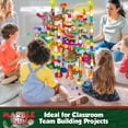 thumbnail image 4 of JoyX Marble Run 200 Pcs Educational Toy Set, Construction Building Blocks Toys, Marble Track Race Set STEM Learning Toy Gift for Boy Girl Age 4 5 6 7 8 9+, 4 of 10