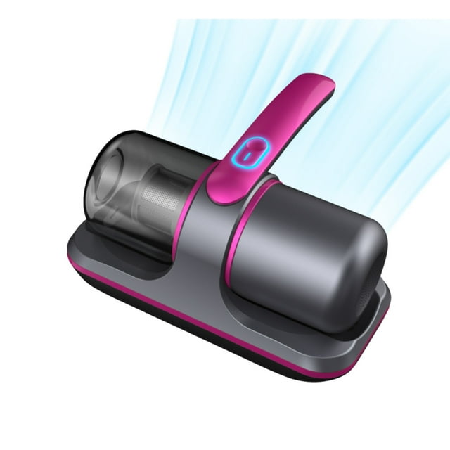 Aspiradora de mano para cama | Succión de alta potencia de 1000 W para colchones y telas | Elimina ácaros del polvo con luz ultravioleta y filtración de 3 etapas | Portátil para sofá, coche y