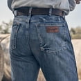thumbnail image 5 of Wrangler Men's Retro Slim Fit Bootcut Jeans Blue 35W x 32L  US, 5 of 5