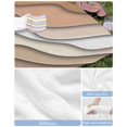 thumbnail image 6 of Brown Ombre Beach Towels Oversized Super Absorbent, Modern Geometric Abstract Aesthetic Cream Lightweight Bath Towel Quick Dry Sets For Bathroom/Pool/Rv Camping/Beach Play/Gym Room/Picnic 35"x70", 6 of 8