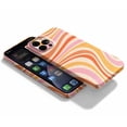 thumbnail image 3 of Retro 70s Orange Swirl Case for iPhone 13 Pro,Aesthetic Art Design Full Cover Protective Case, 3 of 5
