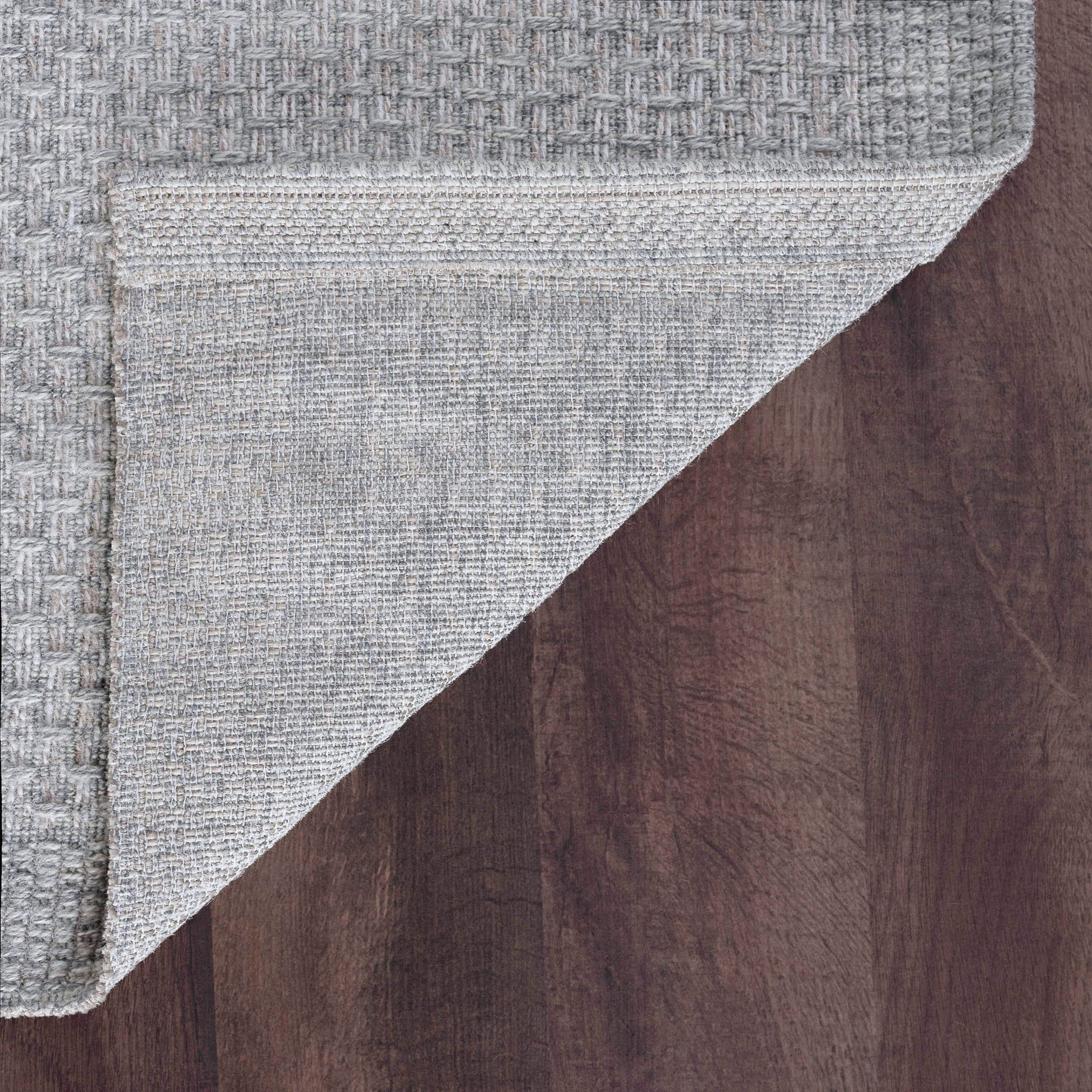 6ft Square Water Resistant, Indoor Outdoor Rugs for Patios, Front Door Entry, Entryway, Deck, Porch, Balcony | Outside Area Rug for Patio | Gray, Solid | Size: 5'1'' Square