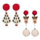 thumbnail image 1 of Pendientes de Navidad para mujer, lindos y divertidos pendientes de Navidad para niñas, para regalos de Navidad, 1 of 5