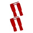 thumbnail image 1 of 2 pares de espinilleras para hombre, accesorios para boxeo L rojo y M, 1 of 8