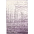 thumbnail image 1 of Unique Loom Del Mar Collection Tapis Contemporain Transitionnel, 5 Pieds x 8 Pieds, Violet/ivoire, 1 of 2