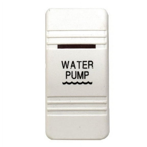 Carling Boat Rocker Switch Plate | Water Pump White Actuator