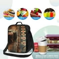 thumbnail image 4 of School Lunch Box for Boys Girls, Vintage Poker Chips Reusable Insulated Lunch Bag with Adjustable Shoulder Strap for Office Work School Hiking Picnic 10.5x8x4.5 in, 4 of 8