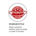 thumbnail image 4 of Salton HD1905 Hot Dog Steamer - Red, 4 of 6