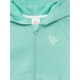 thumbnail image 6 of Wonder Nation Toddler Girls Full Zip Hoodie, Sizes 12M-5T, 6 of 6