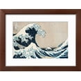 thumbnail image 2 of The Great Wave Off Kanagawa, from the Series "36 Views of Mt. Fuji" ("Fugaku Sanjuokkei"), Scenic Framed Art Print Wall Art by Katsushika Hokusai, 2 of 5