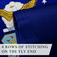 thumbnail image 5 of Promo Patriot's Air Force Flag 3x5 Ft - Durable Printed Polyester Indoor/Outdoor US Air Force Flag with Double Stitched Edges and Iron Plated Grommets - Show Your Support for Our Troops, 5 of 6